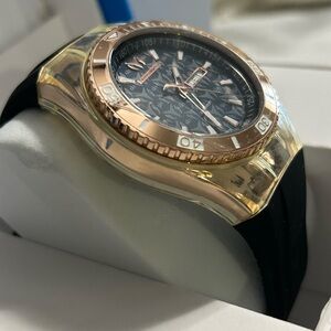 TechnoMarine Cruise Monogram Men's Watch - 45mm, Black